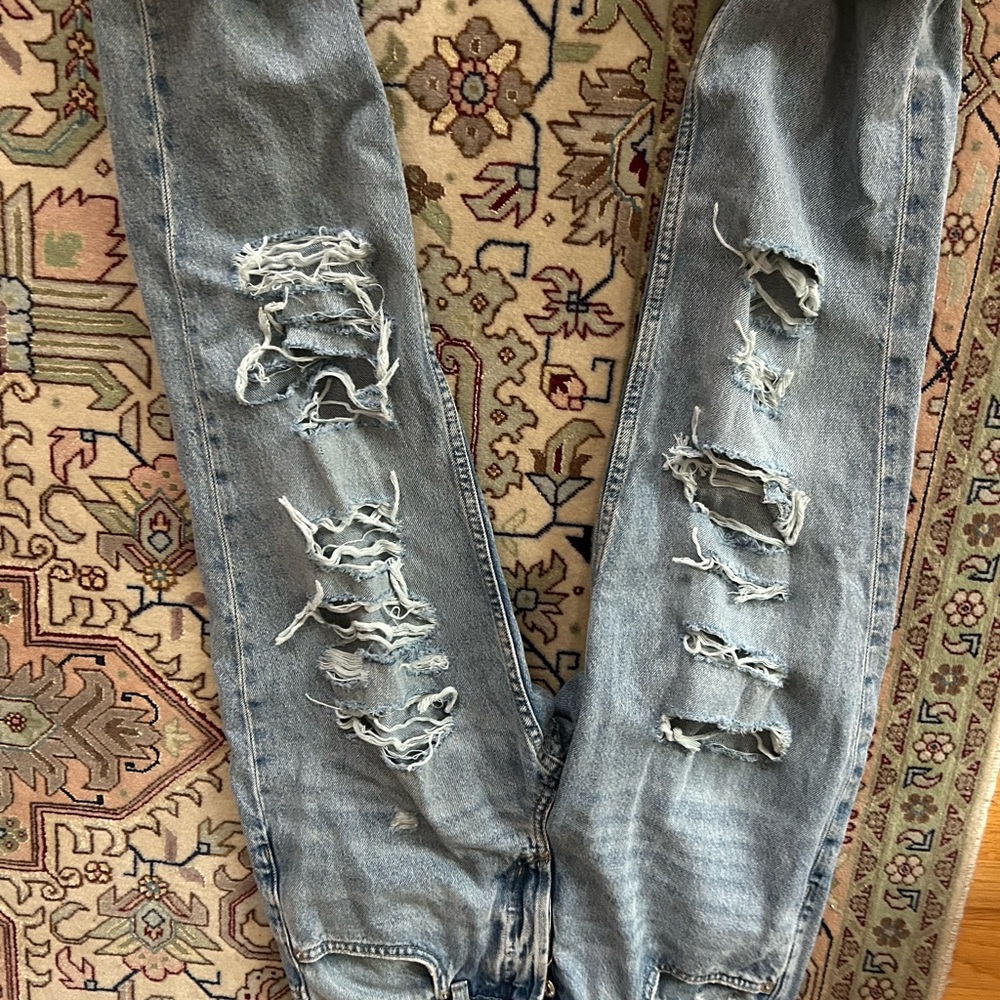 H&M Distressed Blue Jeans